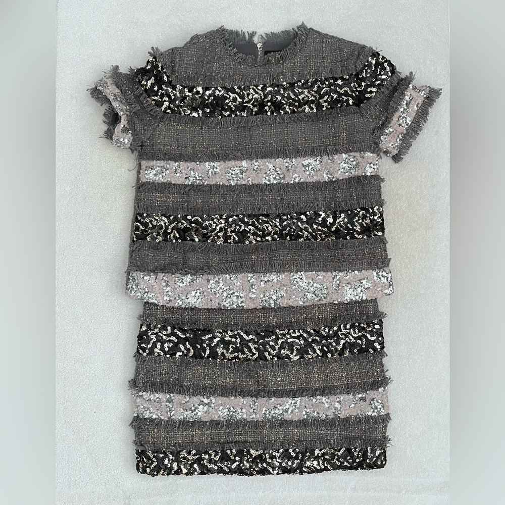 English Rose Glitzy Top and Skirt Set-NWT